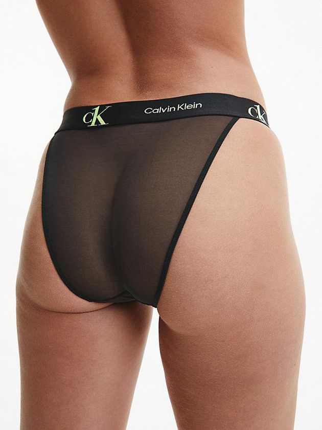 Calvin Klein USA CK One Womens Thong Black 4528391-CW